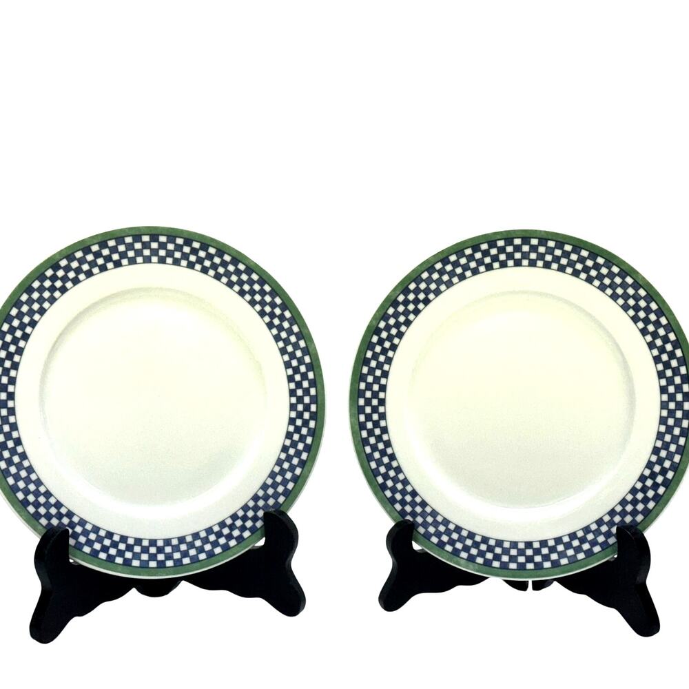 Villeroy & Boch Switch 3 1996-2020 Retired Castell 7" Bread Plates-Set of 2